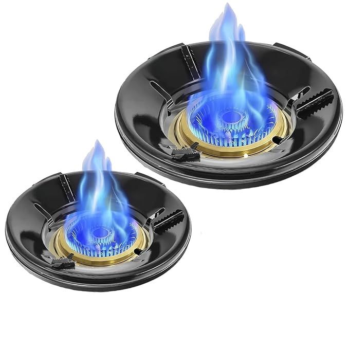 black gas saver burner stand gas