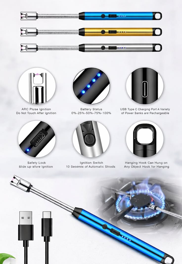 Multi purpose electric lighter