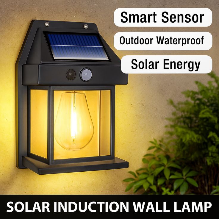 sun power wall light outdoor with motion sensor waterproof